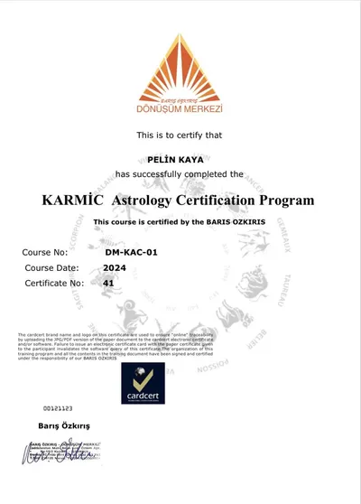 Pelin Kaya – Advanced Astrology Zertifikat 2023