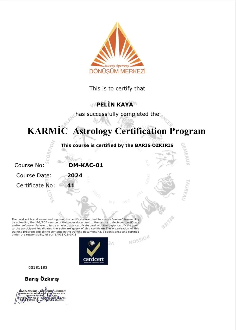 Karmic Astrology Zertifikat